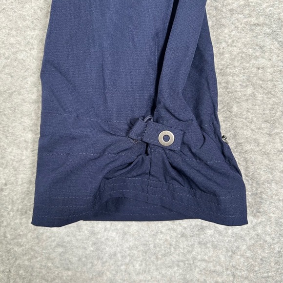 FIGS Scrub Pants Technical Collection Women XS Petite Navy Blue Snap Button NWOT - Picture 4 of 9